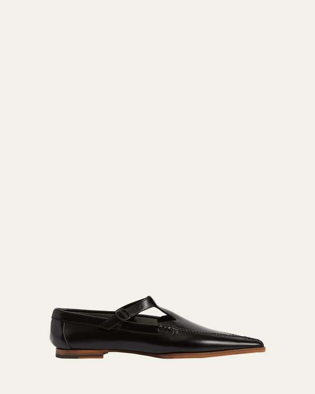 Berta Leather Mary Jane Loafers